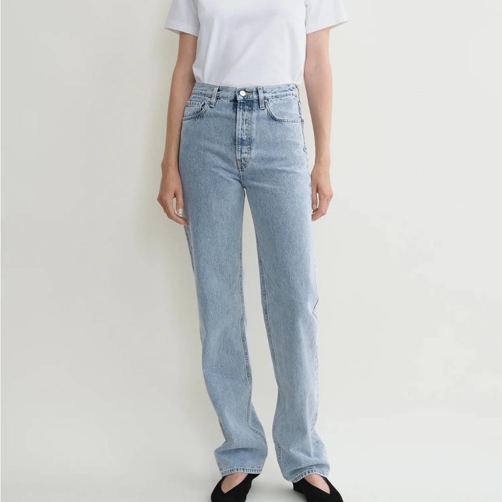 Toteme Classic Cut Full Length Jeans